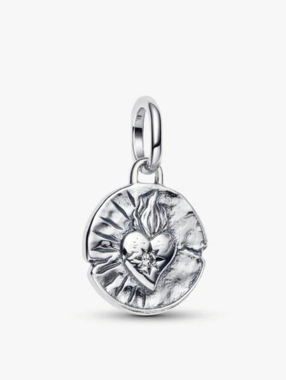 Pandora Heart Medallion Charm Sterling silver